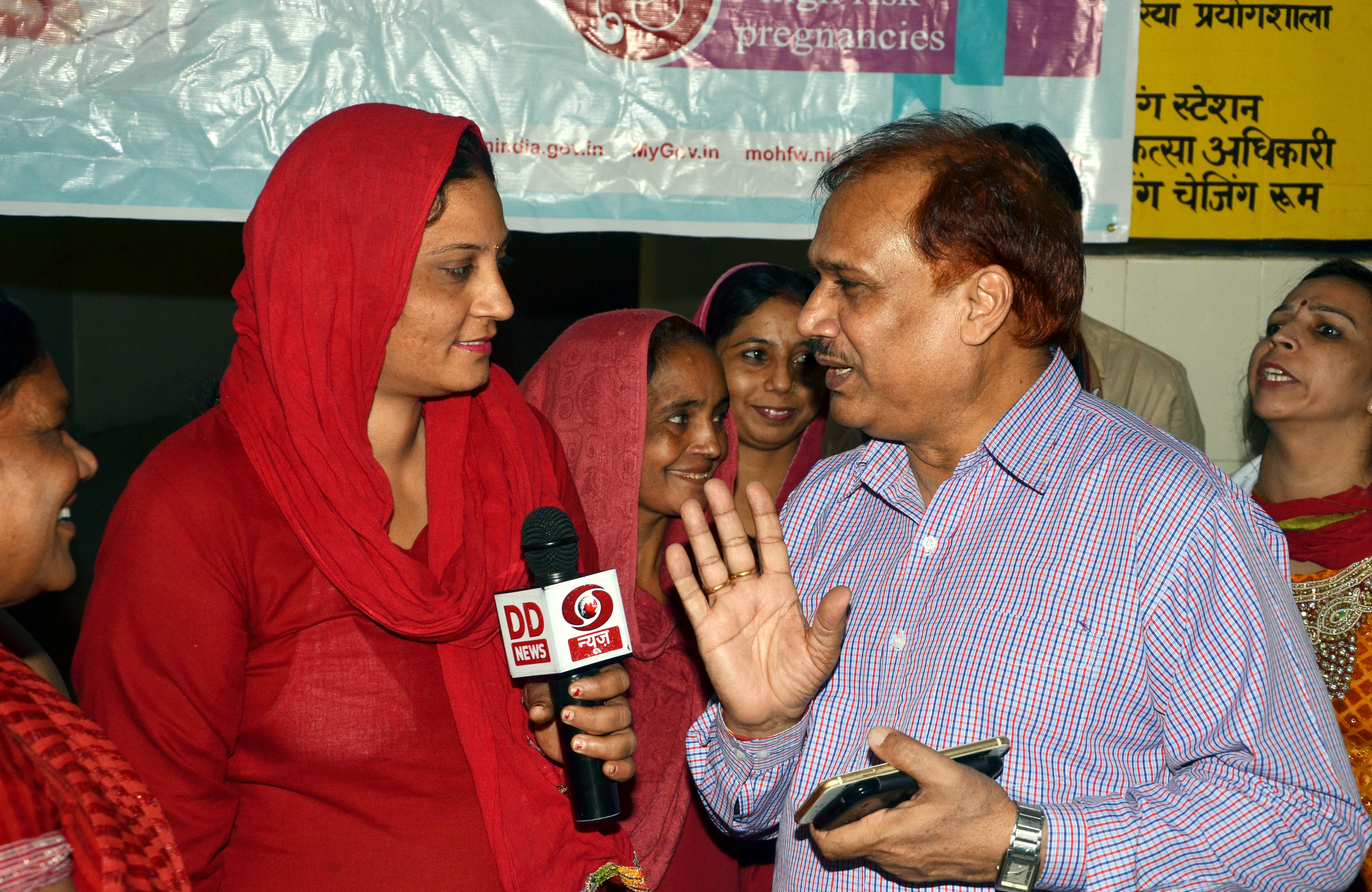 Dr Satbir singhWith Asha Worker at Community Heath Center,Nisang karnal